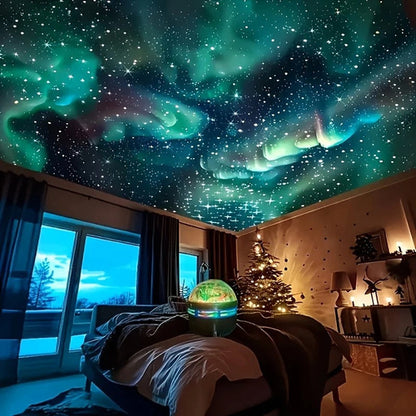 Water Ripple Effect Ambient Projection Light - USB-C & Battery-Powered