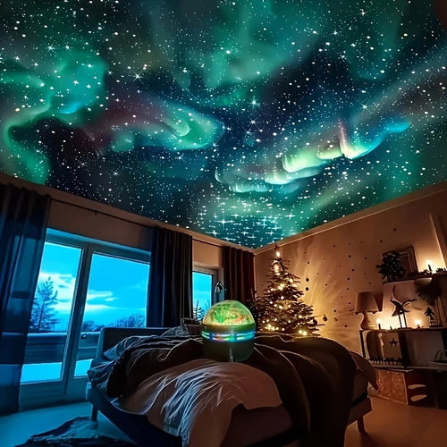 Water Ripple Effect Ambient Projection Light - USB-C & Battery-Powered
